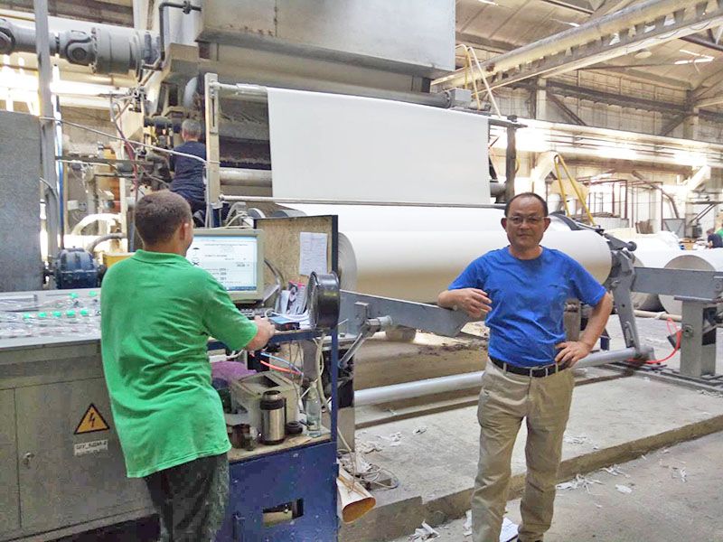 出口乌克兰2700卫生纸机生产线